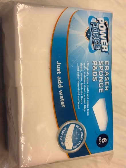 Photo of free Power Force ‘eraser’ sponge stain removing pads (Great Boughton CH3) #1
