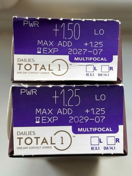 Photo of free Daily disposable contact lenses (Northmoor OX29) #1