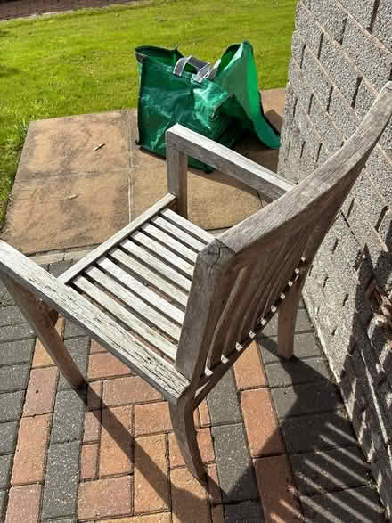 Photo of free Teak garden chair (Tavistock) #1