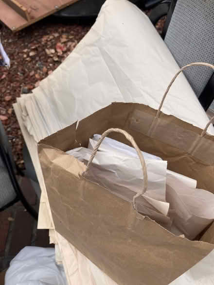 Photo of free Chairs, packing paper, plastic cups (Foothill Boulevard Cupertino) #2