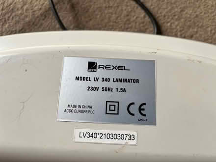 Photo of free Rexel Heat document laminator (Cholsey OX10) #4