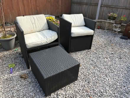 Photo of free 4 garden chairs (Buxton SK17) #1