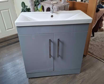 Photo of free Grey Vanity Sink Unit (Clayhanger WS8) #3