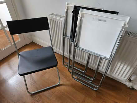 Photo of free 4 Ikea Folding Chairs (Fulham Palace Rd SW6) #1