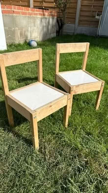 Photo of free 2 x Ikea Toddler chairs (Willesden Green NW10) #1