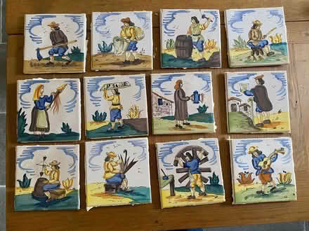Photo of free X12 1980s 2nd hand tiles (Lamyatt BA4 6NP) #1