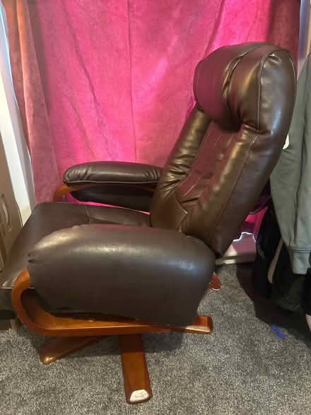Photo of free Reclining leather chair (Dudbridge GL5) #2