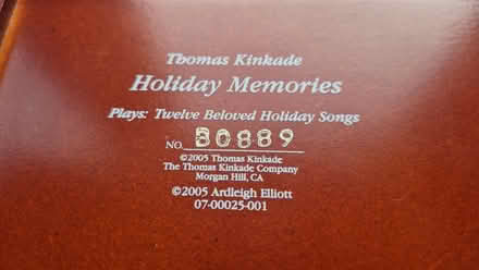Photo of free Thomas Kincade Christmas Music Box (Worle BS22) #4