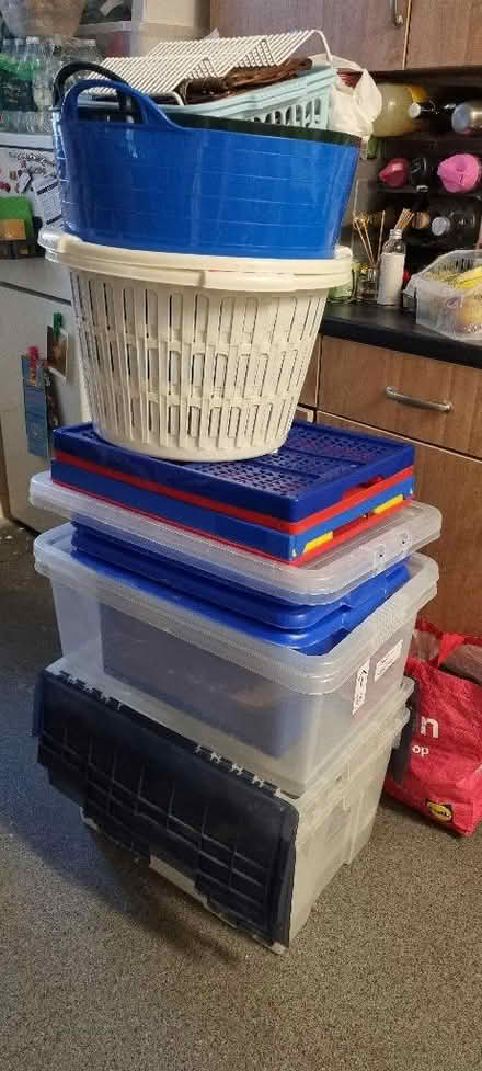 Photo of free Assortment of plastic crates (Purley CR8) #1