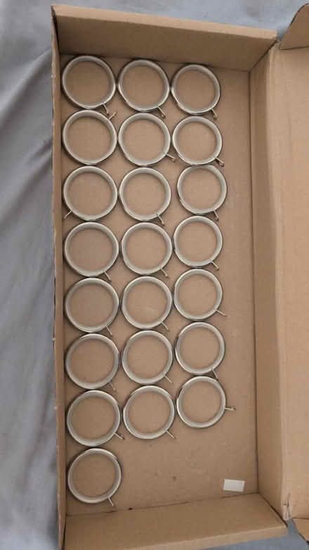 Photo of free 22 unused curtain rings (E6 5RN) #1