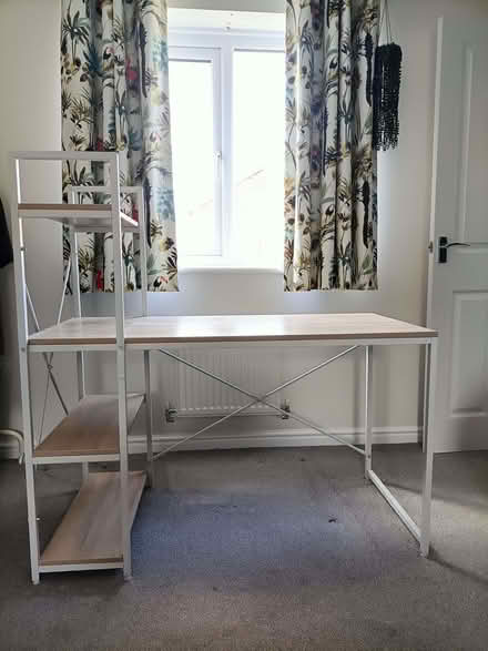 Photo of free Desk with shelves (Penrith CA11) #1