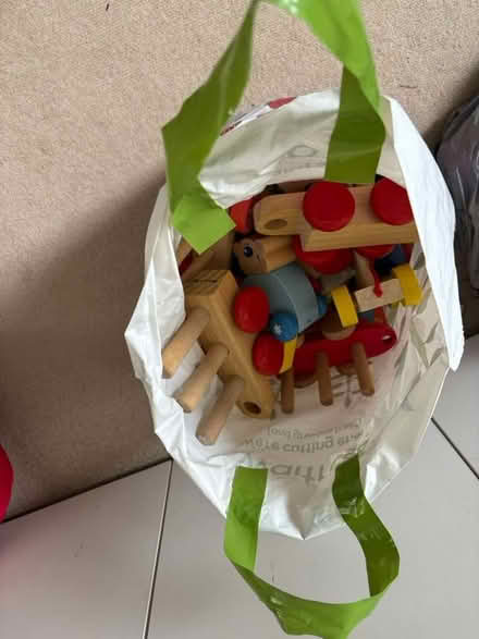 Photo of free Wooden train set (Edenbridge TN8) #1