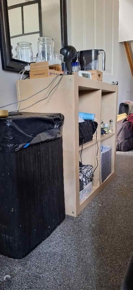 Photo of free Tan Ikea 2x2 Kallax bookcase (Lion Gate TW9) #1