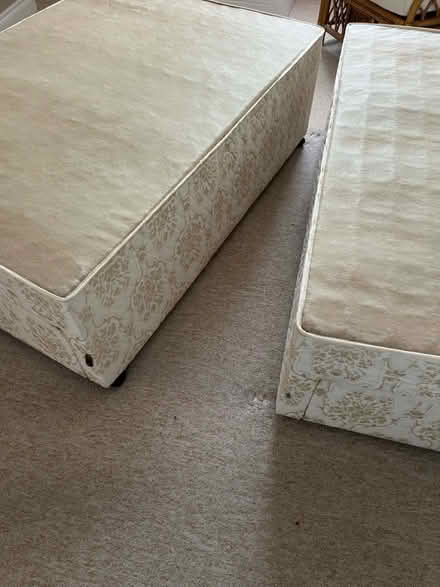 Photo of free Double bed headboard and base (Clonsilla) #4