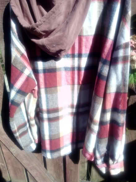 Photo of free Checked man's hooded shirt (Ashhill walk Bd47jf) #2
