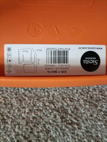 Photo of free Orange IKEA chair (Penrith CA11) #2