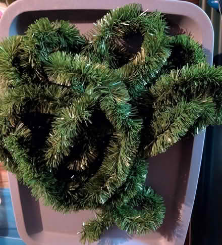 Photo of free slender Christmas garland (Anna st in Teaneck) #1