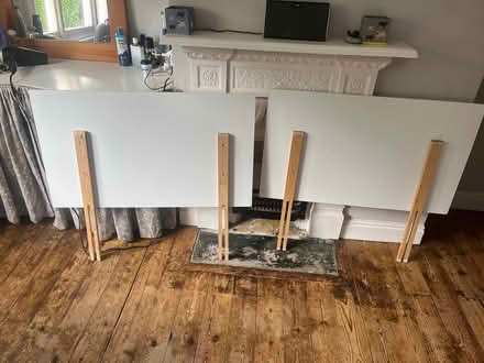 Photo of free 2 x 3ft cream wooden bed heads (Woodhouse Eaves LE12) #2