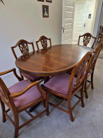 Photo of free Dining table and 6 chairs (Knowle B93) #1