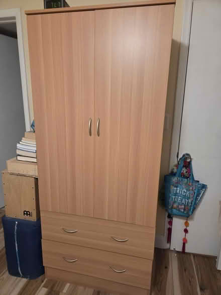 Photo of free 2 door wardrobe to assemble (Near 14th Street Cswy) #1