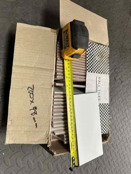 Photo of free Wall tiles white 200 x 98mm (Batts Corner GU10) #1