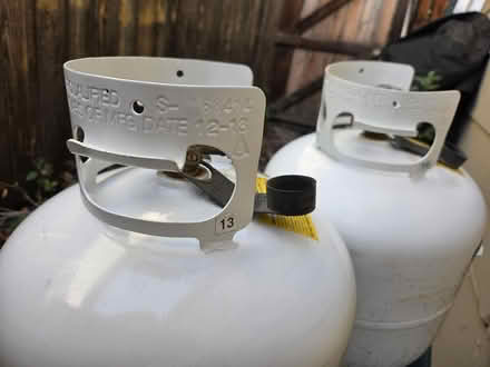 Photo of free 4 propane tanks (expired) Aurora (Central Aurora) #2