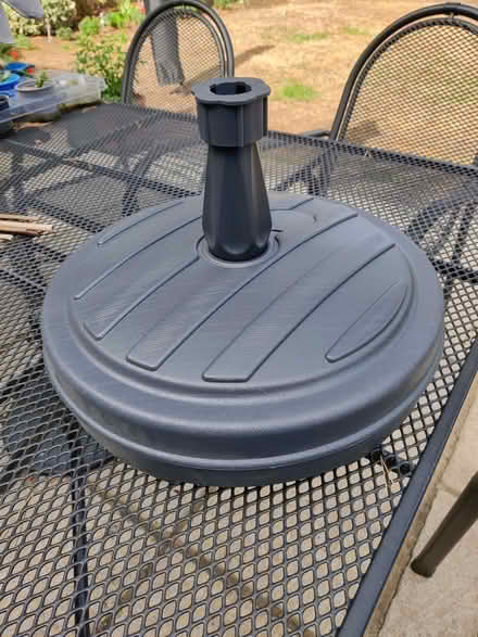 Photo of free Black plastic parasol base (water reservoir) - brand new (Hanworth RG12) #1