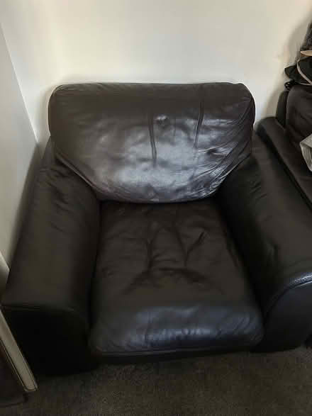 Photo of free Dark Brown Leather Armchair (Lees OL4) #2