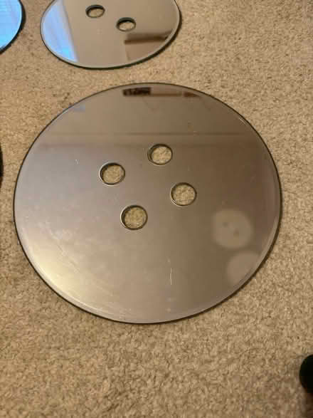 Photo of free Wall mirrors “button” mixed sizes (Runcorn WA7) #3