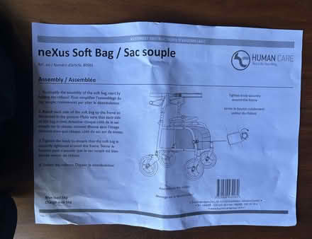 Photo of free Under seat soft bag for a rollator (Riverside/Hunt Club) #3