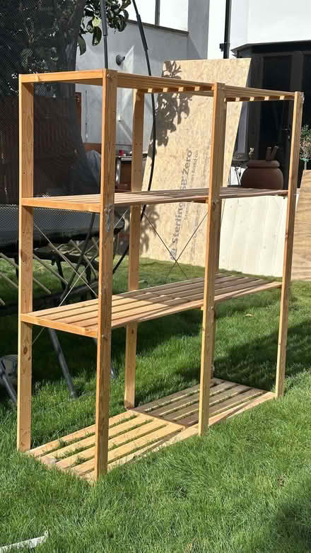 Photo of free Wooden Storage Shelves - 50cm deep (Willesden Green NW10) #2