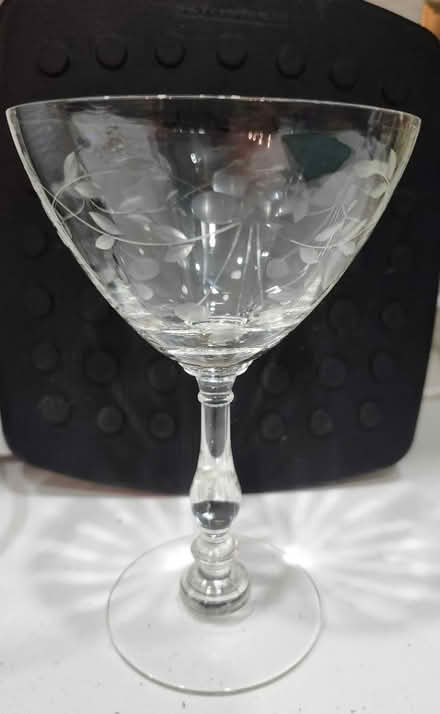 Photo of free Vintage Etched Stemware (Ambler) #1