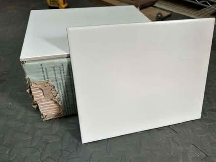 Photo of free Satin white tiles 20 x 25cm Homebase (Batts Corner GU10) #2