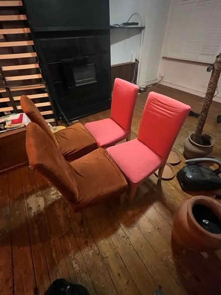 Photo of free X4 dining chairs (West Green N17) #1