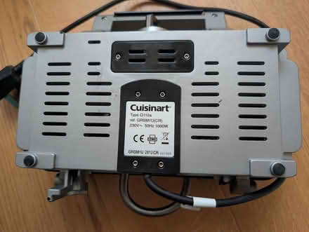 Photo of free Cuisinart Q112a Sandwich Toaster (Stonebridge - NW10) #3