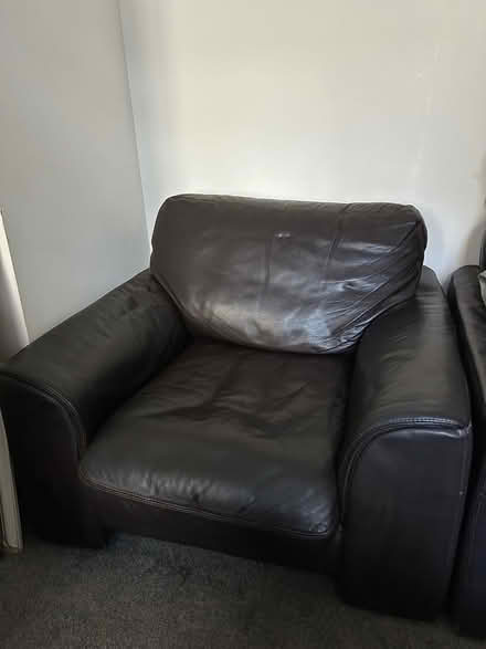Photo of free Dark Brown Leather Armchair (Lees OL4) #4
