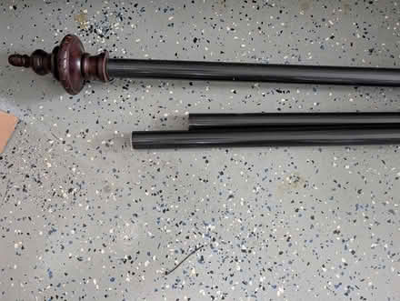 Photo of free Black metal curtain rod (Cupertino/West San Jose) #1