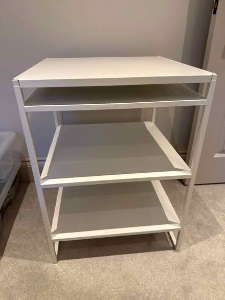 Photo of free Ikea white metal shelve (Riverside SW6) #1