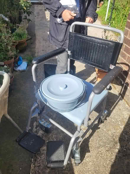 Photo of free Wheeled commode/wheelchair (Bowerham LA1) #2