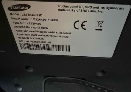 Photo of free Samsung TV - volume needs attention (MK5 Loughton) #2