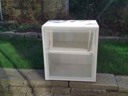 Photo of free Two used white cabinets (Morden SM4) #1