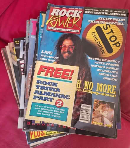 Photo of free music magazines from early 1990s (Paulerspury NN12) #1