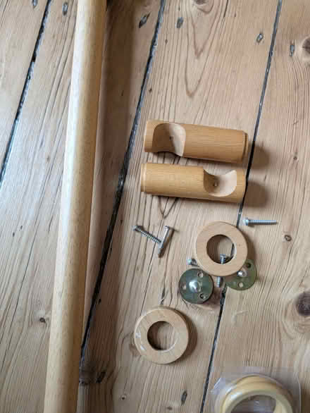 Photo of free Curtain pole and curtain rings (Hanover BN2) #3