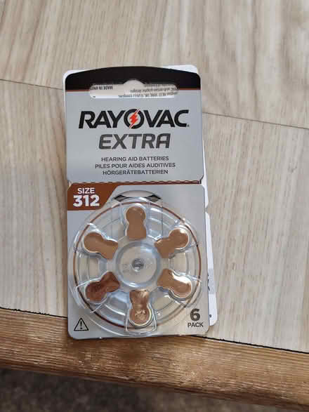 Photo of free 10 packets of hearing aid batteries (Crookesmoor S6) #1