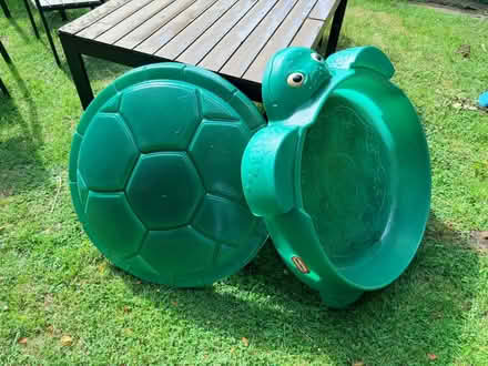 Photo of free Little Tikes Green Turtle Sandbox (West Hampstead NW6) #1