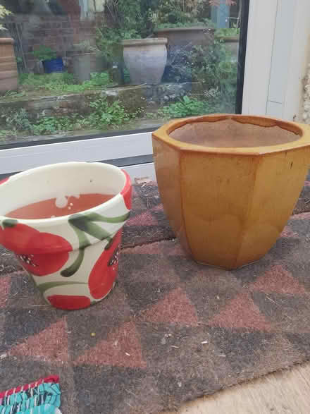 Photo of free Ceramic plant pots (West Hallam DE7) #1