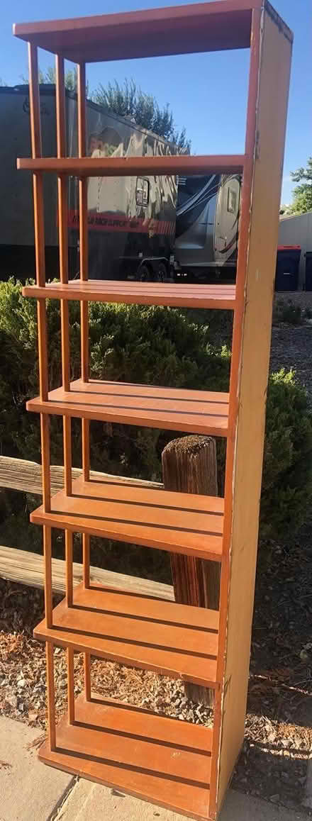 Photo of free Tall wooden shelf unit (Westlake Village) #1