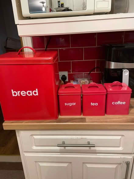 Photo of free Bread, tea, coffee and sugar tins (OX3) #1