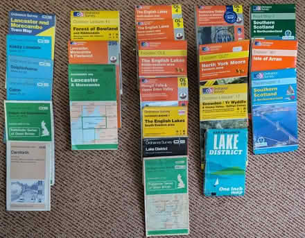 Photo of free Maps. Newer and older mostly ordnance survey maps (Bowerham LA1) #1