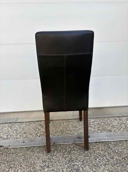 Photo of free 4 x Leather Dining Chairs (Church St, Mitcham) #2